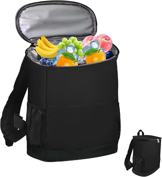 IYARKAI® Insulated Cooler Backpack, Backpack Cooler, 20 Can Backpack Cooler Leak Proof, Insulated Soft Cooler Bag, Lightweight, Cold-Weather Duffel Bag for Beach, Camping, Outdoor Activities