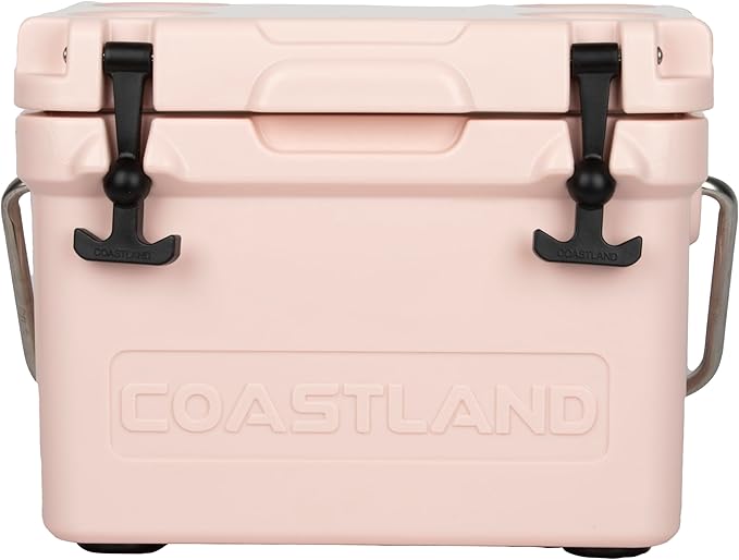 Coastland Bay Series Cooler Premium Everyday Use Insulated Rotomolded Cooler, Small Ice Chest for Tight Spaces, Soccer Games, & Tailgates
