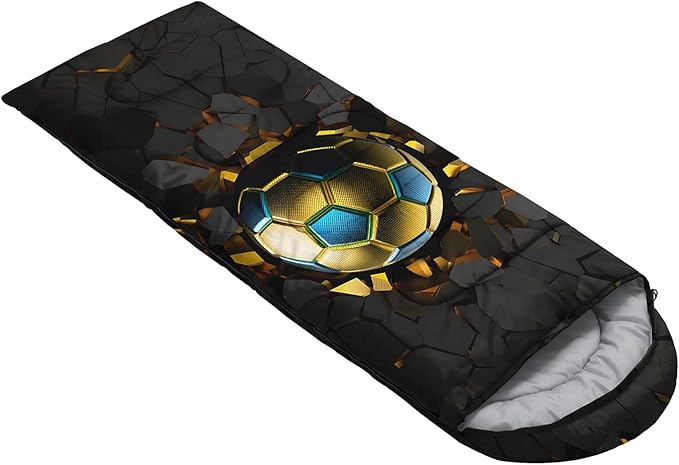 AILONEN Outer Space Astronaut Camping Sleeping Bags,Lightweight & Waterproof,3 Season Warm & Cool Weather,Cartoon Sleeping Bags for Kids,Boys Girls Travelling,Outdoors