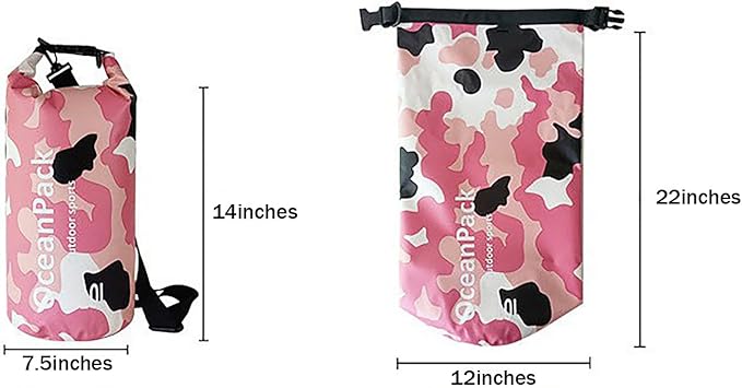 Dry Bag Waterproof for Women, 5L/10L/20L Roll Top Lightweight Dry Bags Backpack for Travel, Swimming, Boating, Kayaking, Camping, Beach Paddle boarding Accessories