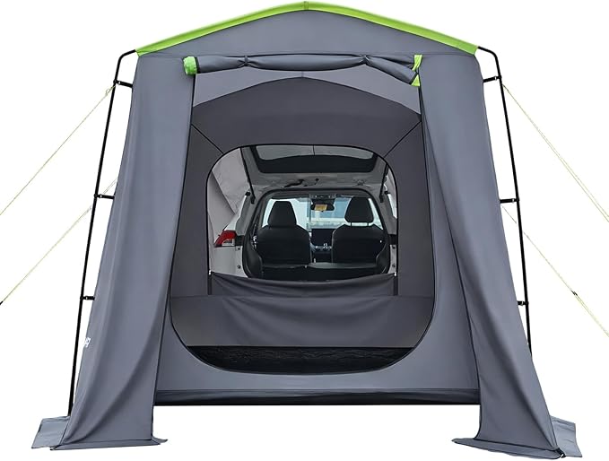 VEVOR SUV and Pickup Truck Camping Tents, Waterproof Double Layer Design with Carry Bag, Accommodates 2-9 Persons for Outdoor Activities