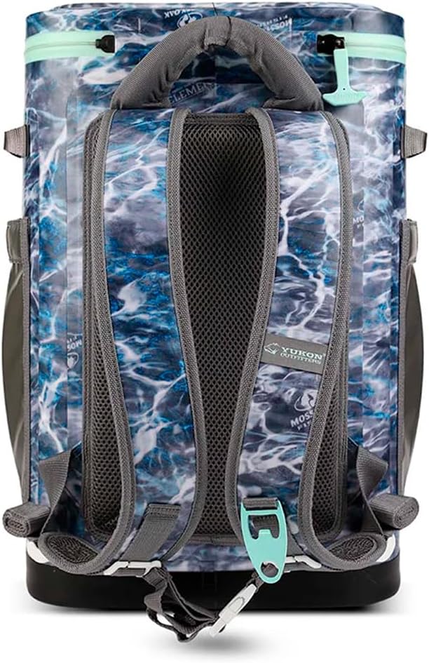 Yukon Outfitters Hatchie Backpack Cooler, 54-Liter Durable Insulated Cargo-Ready Outdoor Hiking Watersports Meals & Beverages Daypack Cooler w/Airtight Zippers, Padded Straps & Carry Handle