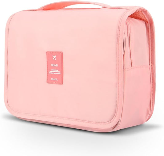 Mossio Hanging Toiletry Bag - Large Cosmetic Makeup Travel Organizer for Men & Women with Sturdy Hook