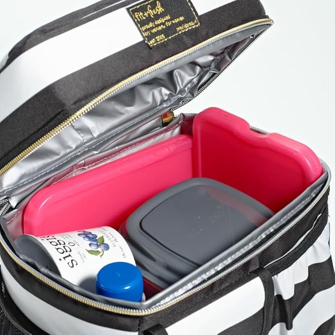 Cool Coolers by Fit + Fresh Slim Compact Reusable XL Ice Pack, Perfect for Lunch Boxes, Coolers, and Beach Bags