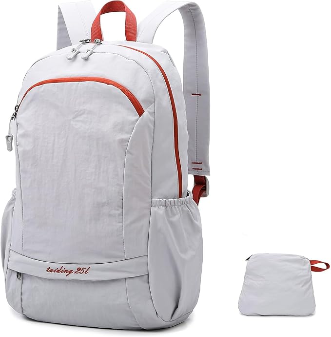 Fold Backpack-Lightweight Waterproof Packable Backpack for Travel and Outdoor, 25L Hiking Bag for Man and Women (24b)