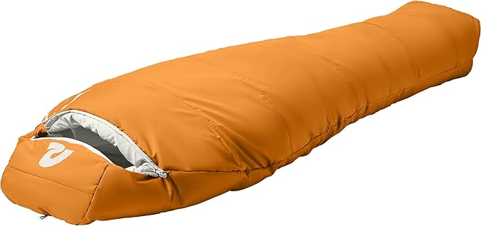 Retrospec Dream Mummy Sleeping Bag - 30°F Camping & Travel Essential Gear with Water - Resistant Shell & Synthetic Fill - Zippered Pocket & Stuff Sack