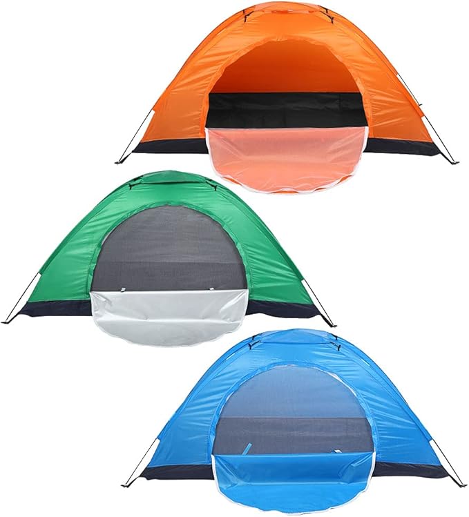 01 Camping Tent for Backpacking, Single Person Personal Bivy Tent, Outdoor Single Person Leisure Waterproof Tent for Camping Fishing Climbing(Blue)