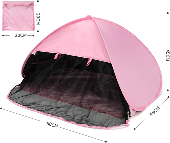 Soundproof and Light-Proof Silent Tent, Sleep Den Blackout Bed Tent, Promotes Better Sleep, for People Night Shift, Dorm, Travel