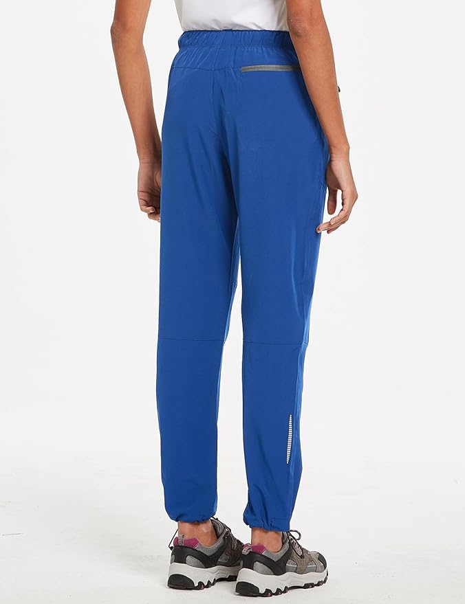 baleaf Women's Hiking Pants Quick Dry Lightweight Water Resistant Elastic Waist Cargo Pants for All Seasons