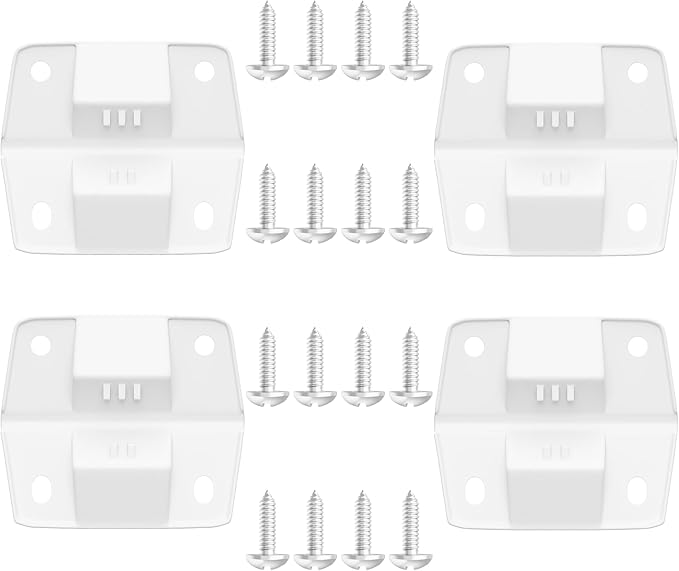 Replacement Cooler Hinges,Cooler Plastic Hinges kit Compatible with Coleman Coolers,Cooler Hinges Replacement Parts:4 Plastic Hinges,16 Mounting Screws