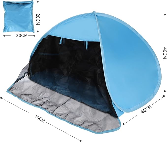 Soundproof and Light-Proof Silent Tent, Sleep Den Blackout Bed Tent, Promotes Better Sleep, for People Night Shift, Dorm, Travel