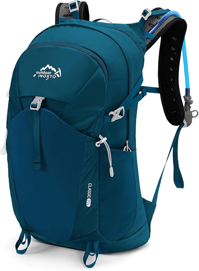 IX INOXTO Hiking Hydration Backpack with 3l Water Bladder for Women and Men 25L Water Backpack for Hiking, Cycling, Climbing, Camping