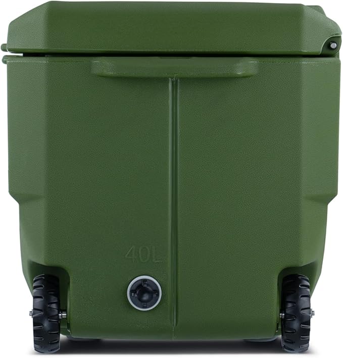 Max Cooler Box (40L) Outdoor Activities, Such as Camping, Fishing, Hiking, and picnics. Box Keeps Cold to 180 Hours (7.5 Day)