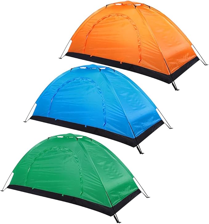 01 Camping Tent for Backpacking, Single Person Personal Bivy Tent, Outdoor Single Person Leisure Waterproof Tent for Camping Fishing Climbing(Blue)