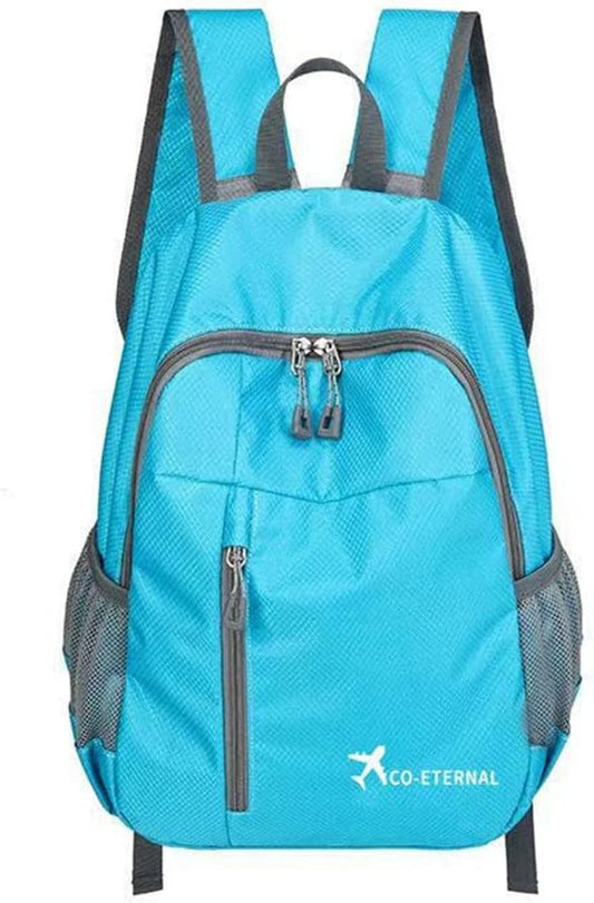 Geboldil Men's and women's leisure waterproof travel backpack.25L. blue