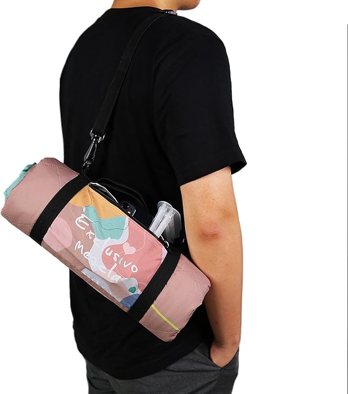 Exclusivo Mezcla Waterproof Picnic Blanket 60x80 Inches Large Multicolor Floral Polyester Sandproof Modern Camping Blanket