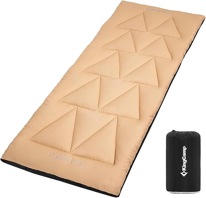 KingCamp Cot Mattress Pad, Portable Lightweight Cot Mattress, Non-Slip Camping Mat Soft Comfortable Non-Slip Cot Pad for Camp, RV Bunk