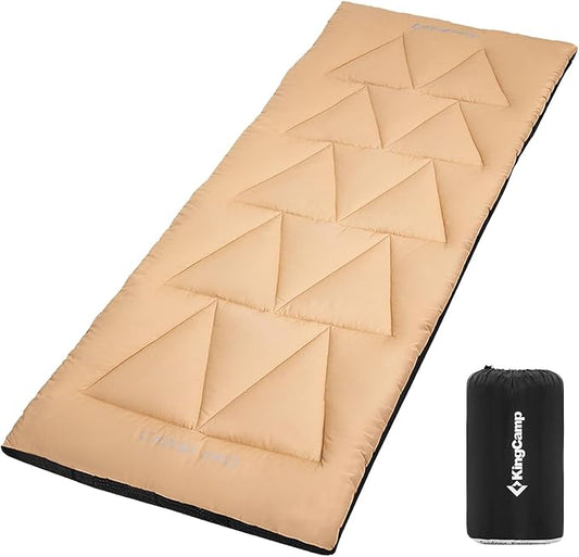 KingCamp Cot Mattress Pad, Portable Lightweight Cot Mattress, Non-Slip Camping Mat Soft Comfortable Non-Slip Cot Pad for Camp, RV Bunk