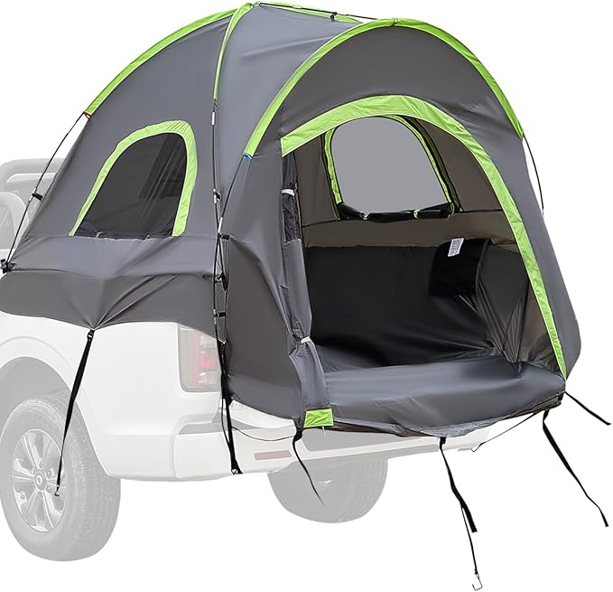 VEVOR SUV and Pickup Truck Camping Tents, Waterproof Double Layer Design with Carry Bag, Accommodates 2-9 Persons for Outdoor Activities