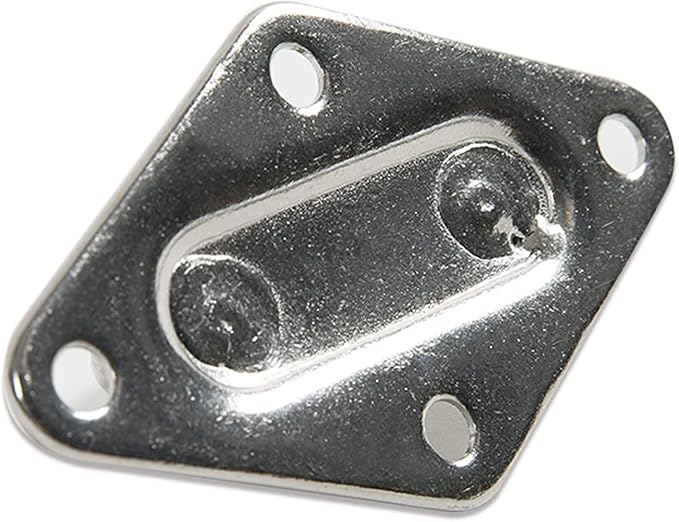 DOEWORKS Sun Shade Sail Kit 8 Inches for Rectangle or Triangle Sails, Heavy Duty Stainless Steel for Outdoor Using