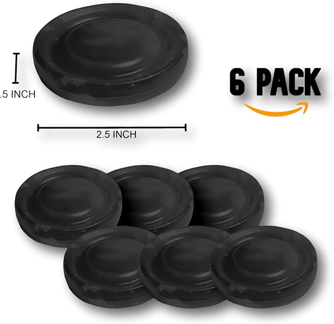 ArcticChill Golf Cooler Ice Packs – Custom Fit Can Coolers for Golf Bag Beer Sleeves – Reusable Round Freezer Packs for Keeping Drinks Cold on The Course. (DESCREET Black)