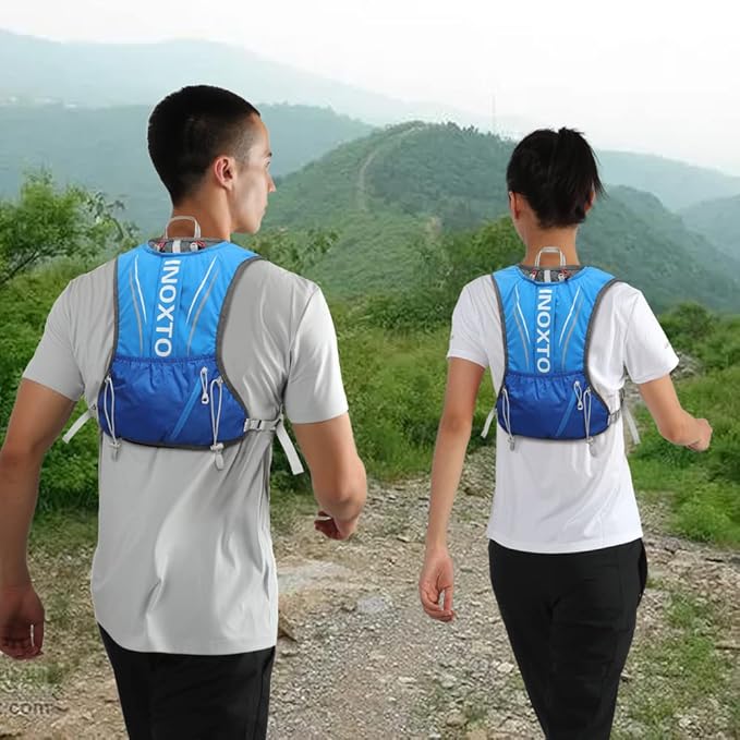 IX INOXTO Running Hydration Vest for Men Women Water Backpack for Running 3L Running Hydration Pack for Trail Running Marathon Race Hiking