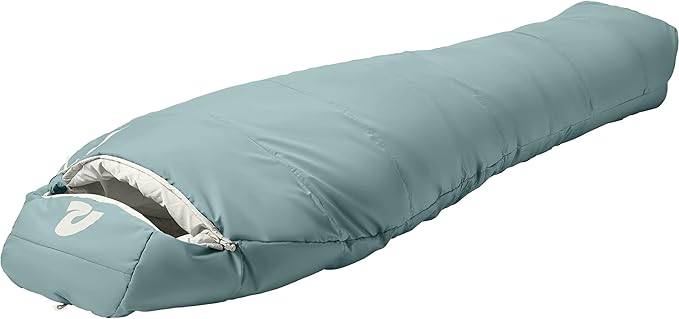 Retrospec Dream Mummy Sleeping Bag - 30°F Camping & Travel Essential Gear with Water - Resistant Shell & Synthetic Fill - Zippered Pocket & Stuff Sack