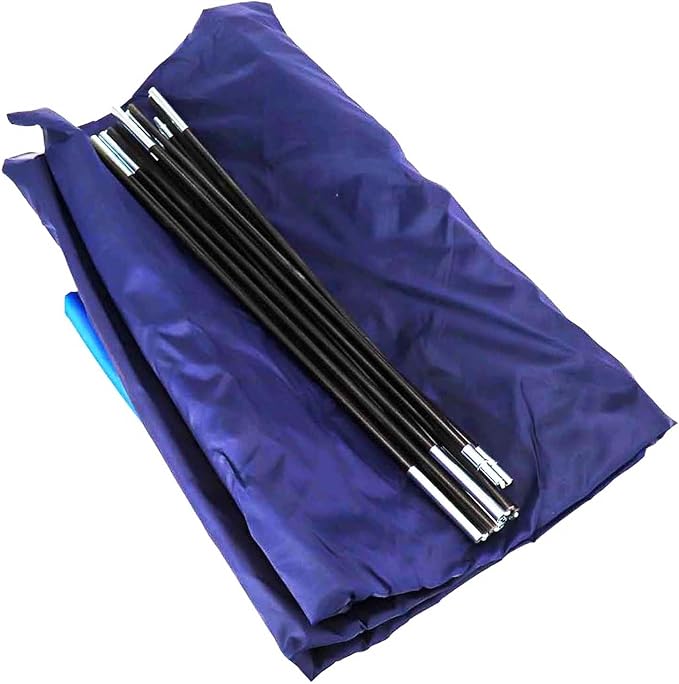 Ultralight Backpacking Tent Single Person Double Door Camping Shelter with Waterproof Oxford Fabric Fiberglass Poles Mesh Ventilation Screen Rain Fly Carry Bag for Outdoor Hiking