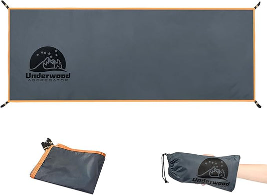 Tent Footprint - Waterproof Camping Tarp with Heavy Duty Grommet, Ultralight Outdoor Tent Floor Mat, PU3000mm Ground Sheet for Backpacking, Hiking, Hammock, Picnic, Beach
