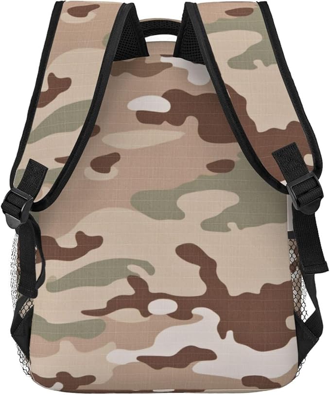 Backpack Anti-Theft Multipurpose Large Capacity Carry On Bag, Us Army Camouflage Camping Outdoor Backpack With Side Pockets