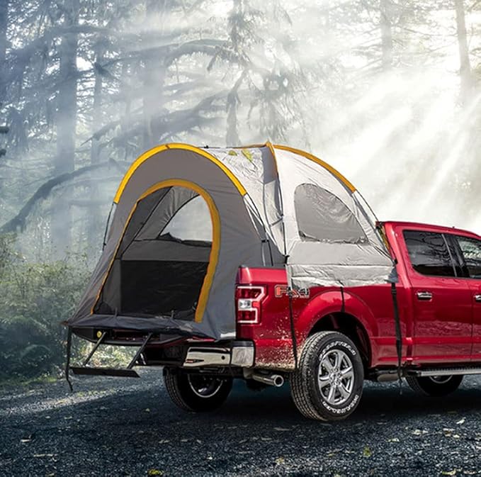 Car Tent Versatility Teardrop Awning Pickup Trucks Tour Portable Waterproof Car Rear Tent Sunshade Portable Shade Outside Camping Shelter Outdoor Car Tent Trailer Tent Roof Top for Beac