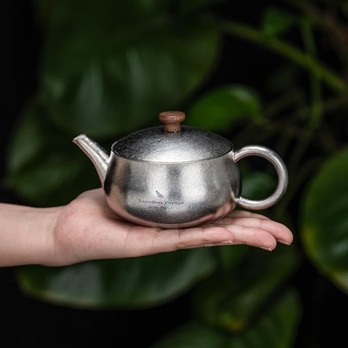 Boundless Voyage Titanium Camping Cooking Teapot Fast Heating Ultralight Kettle for Boiling Water, Tea, Coffee Ti3106D