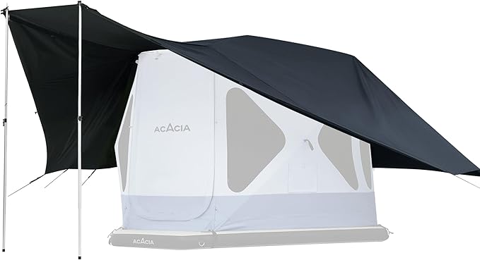 ACACIA Canopy 4 Person for Space Acacia Camping System, PU2000 Waterproof Camping Tarp for 4 Season Camping, UPF50+ Sunproof Tent Tarp with 4 Telescoping Poles, Carry Bag, Star Night