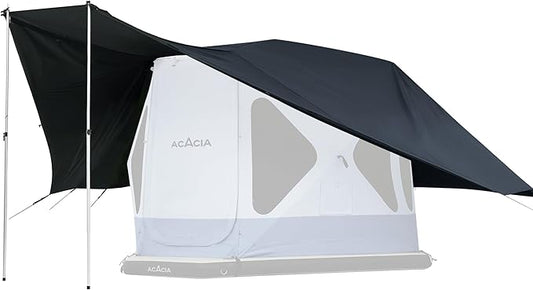ACACIA Canopy 4 Person for Space Acacia Camping System, PU2000 Waterproof Camping Tarp for 4 Season Camping, UPF50+ Sunproof Tent Tarp with 4 Telescoping Poles, Carry Bag, Star Night