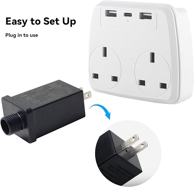 Holiday Inflatable Replacement Accessories Including Plastic Stakes Tether Hook and 1A Transformer Replacement Yard Inflatable Accessories Holiday Inflatable Decorations for Garden and Home Lawn