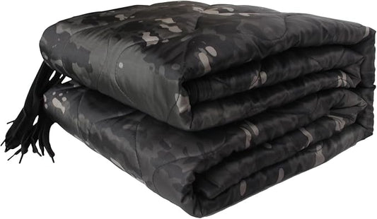 GRVCN Military Blanket - Camping Sleeping Bag with Zipper, Poncho Liner Thermal Insulated Blanket, Lightweight Portable Outdoor Hiking Survival Compression Carry Bag