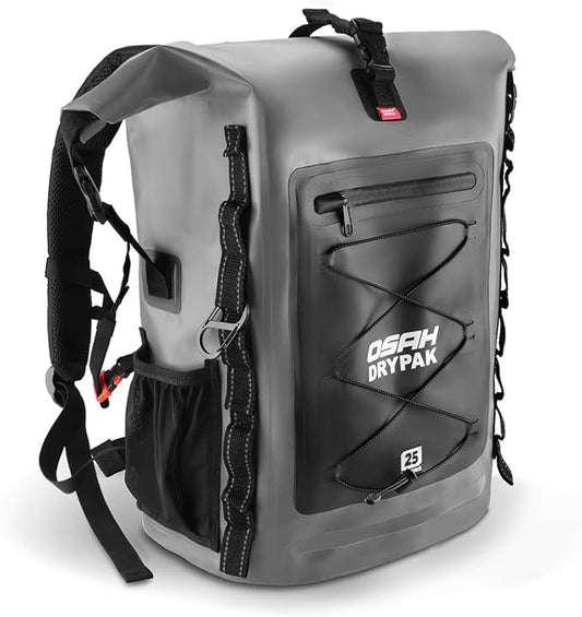 Waterproof Backpack Dry Bag 25L/35L/55L/85L – Heavy Duty Roll-Top Hiking Backpack Sack Keeps Gear Dry for Travel, Kayaking, Boating, Camping, Rafting and Fishing