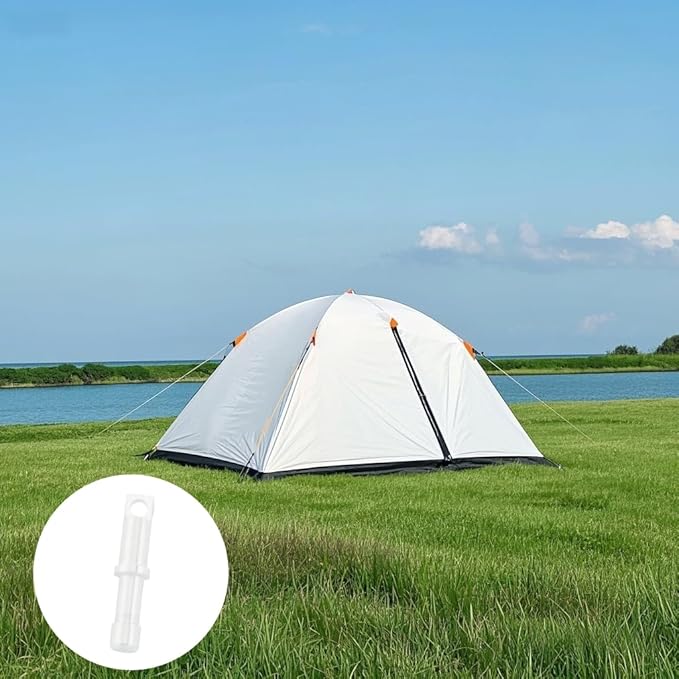 10PCS Tent Pole End Plugs Aluminium Alloy Grommets Outdoor Shelters Stakes Suitable for 8.5mm/0.33 inch Rod