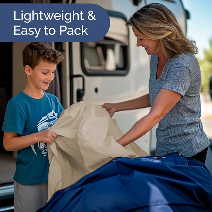 Short Queen Size 4 Piece Sheet Set - RV Short Queen, Soft, Breathable & Cooling Bed Sheets Set with Deep Pockets - Hotel Luxury Bedding for Women, Men, Kids, Teens, Boys and Girls - Oeko-Tex - Wheat