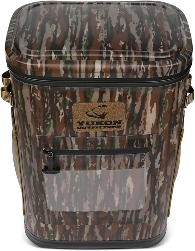 Yukon Outfitters Hatchie Backpack Cooler, 54-Liter Durable Insulated Cargo-Ready Outdoor Hiking Watersports Meals & Beverages Daypack Cooler w/Airtight Zippers, Padded Straps & Carry Handle