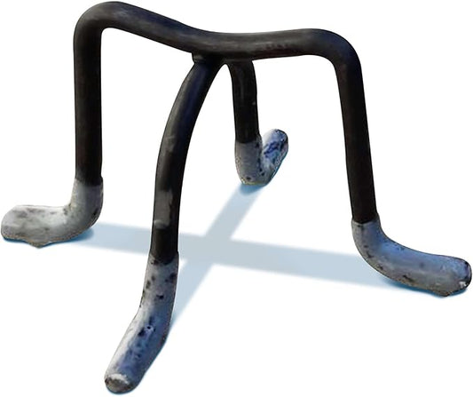 Sandbaggy 2 inch Metal Rebar Support Chairs - Plastic Dipped Legs - Rebar #3 to #5 - Concrete Wire Mesh Stands, Seat for Footings, Slabs, Walls (100, 2")