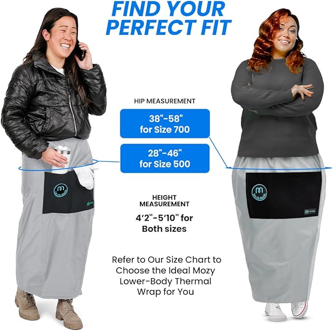 Mozy Wearable & Weatherproof Outdoor Blanket – Lower-Body Thermal Wrap for Superior Warmth
