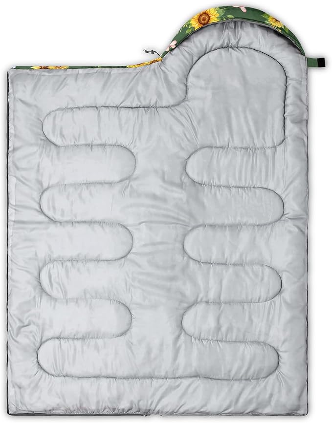 Sleeping Bags for Adults and Kids Camping Sleeping Bags for Girls and Boys Lightweight Waterproof Cold/Warm 3-Season Outdoor Travel with Compression Bags