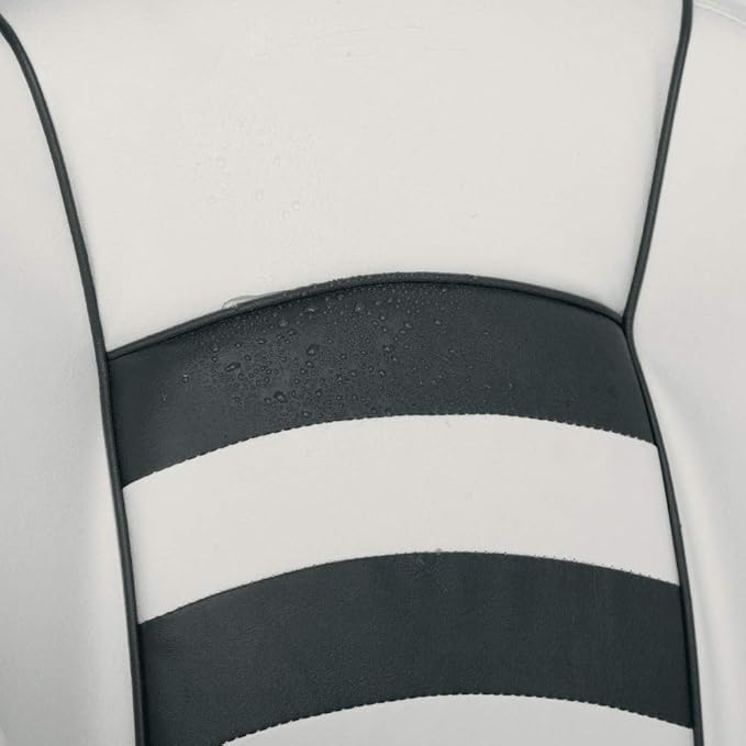 Bucket Pontoon Boat Seat (White/Gray)