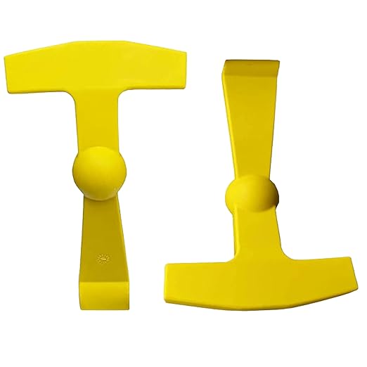 Beast Cooler Accessories Replacement Latches for Yeti Tundra and RTIC Hard Coolers - 2-Pack Yellow Latches Cooler Straps - Heavy-Duty Cooler Replacement Parts