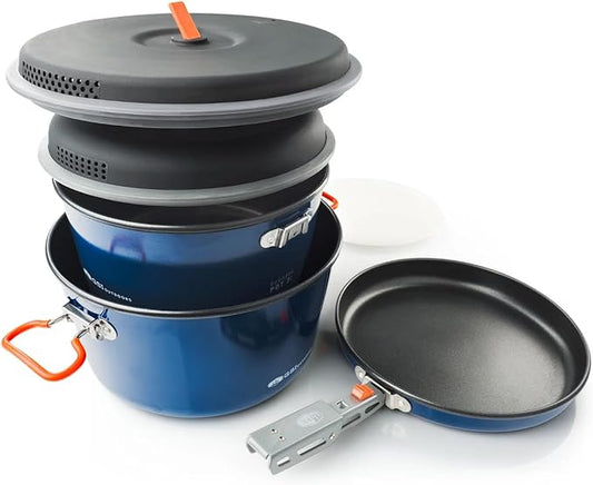 GSI Outdoors Bugaboo Base Camper, High-Efficiency Cookset – Ceramic Non-Stick Coated