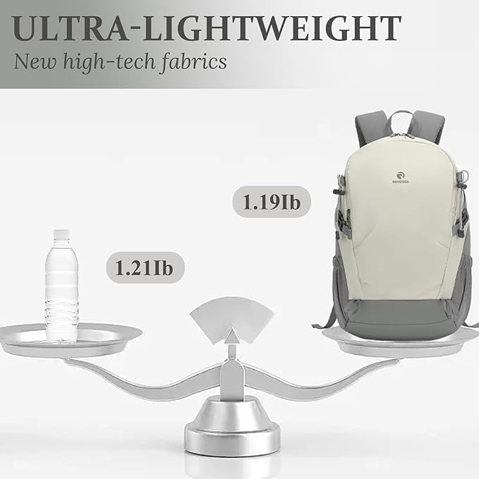 Hiking Backpack for Men Women, 25L Lightweight Travel Backpack Camping Daypack for Outdoors