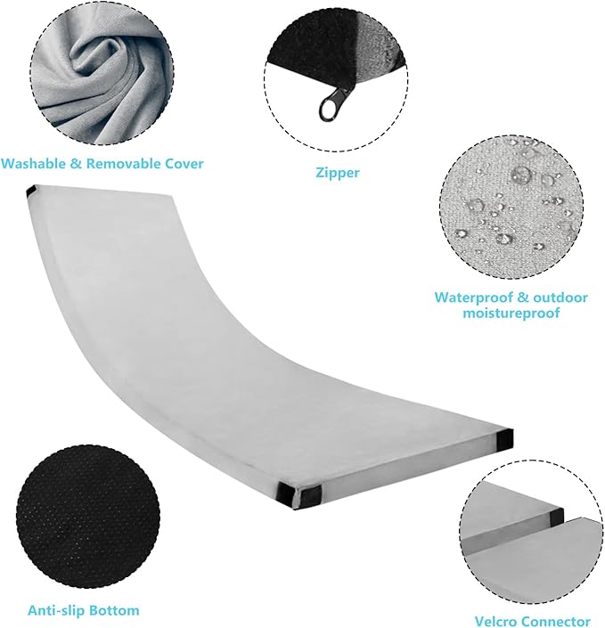 MARSTAR Memory Foam Camping Mattress, Portable Sleeping Mat Pad for Floor, Tent & Car, Lightweight Roll Up Mattress for Adult Kids, Cot Mattress Guest Bed w/Waterproof Cover, Travel Bag, Small Single