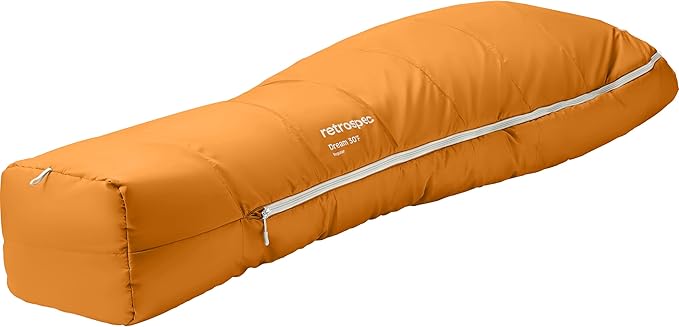 Retrospec Dream Mummy Sleeping Bag - 30°F Camping & Travel Essential Gear with Water - Resistant Shell & Synthetic Fill - Zippered Pocket & Stuff Sack