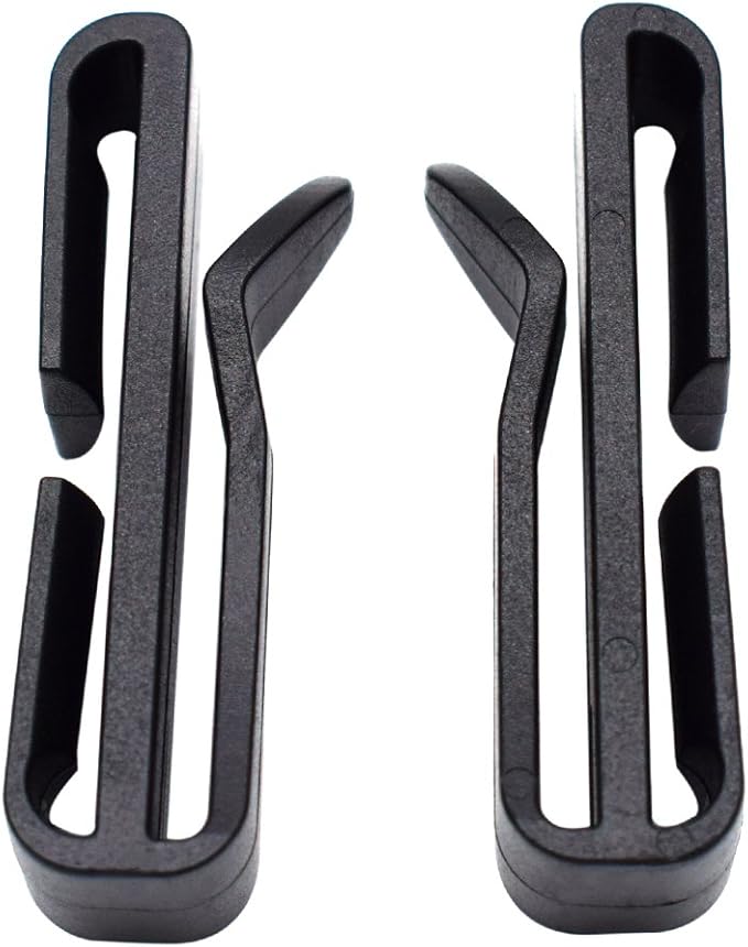 12pcs Webbing Ending Clip Adjust Keeper Buckle Connect Quick Slip Keeper for Molle Webbing Tactical Backpack Belt